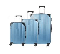 VALIGIA DAM Set di 3 valigie trolley rigide 125,74 l ABS Blu jeans