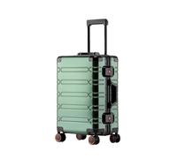 Valigia della lega di alluminio della ruota del filatore della valigia del carrello della lega di alluminio, scatola del metallo, valigia d'imbarco della password, EN8, 51 cm