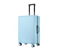 Valigia di rotolamento della struttura di alluminio di grande capacità di modo della cassa del carrello di affari della scatola di imbarco dei, Blu, 26''