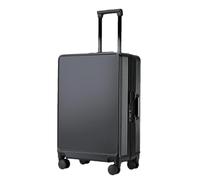 Valigia di rotolamento della struttura di alluminio di grande capacità di modo della cassa del carrello di affari della scatola di imbarco dei, Nero , 26''