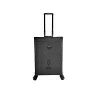 Valigia grande da viaggio pieghevole for truccatrice professionista, manicure, donna, trolley(Black1)
