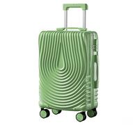 Valigia Hardside PC+ABS, bagaglio a mano espandibile, valigia a mano con doppie ruote girevoli, valigie da viaggio leggere e impermeabili, serratura TSA, approvata dalla compagnia aerea, Verde fresco