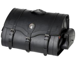 Valigia Highway Hawk "Memphis large" 1 pz ecopelle nera 33x58x35 cm - 67 L