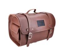 Valigia in vera pelle marrone ca. 26 litri 38x27x26 per Vespa / LML