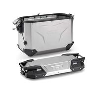 Valigia laterale in alluminio Trekker Outback EVO 37 Monokey destra, 37...