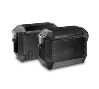 VALIGIA LATERALE KAPPA 36L MONOKEY KMS K'MISSION ALLUMINIO BLACK LINE