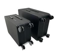 Valigia leggera in policarbonato, con ruota girevole TSA e password per viaggi d'affari (50/61 cm, unisex), Viola, 24 inches