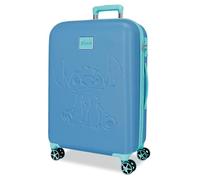 Valigia media Joumma Disney "Traveling with Stitch" Blu Valigia rigida 44x60x26 cm, 3,86 kg, lucchetto TSA, ABS, 3,86 kg, 68,64 l