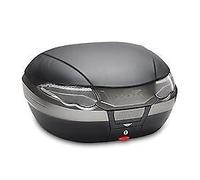 Valigia MONOKEY® nera goffrata con catadiottri fumè 56 lt - KP-K56NT Kappa