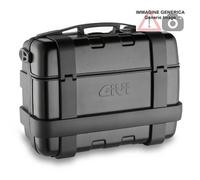 Valigia Givi Trekker TRK33B Black Line con finitura in alluminio nero - 33 litri
