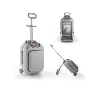 Valigia per bambini 2 in 1 con seduta CABBY - GREY - KINDERKRAFT