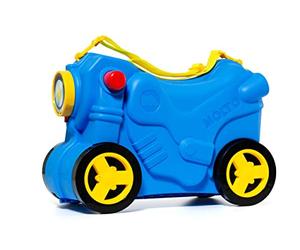 Valigia per Bambini Molto Smiler Moto Valigia-Blu