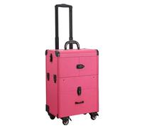 Valigia Per Il Trucco Trolley da viaggio for cosmetici, cassetta degli attrezzi, trucco multifunzionale, bellezza professionale e valigie for unghie(Color 1)
