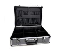 Valigia Porta attrezziUniversale, Scomparti Individuali, Alluminio+ABS, 46 x 15 x 33 cm COLORE GRIGIO MARCA ALPHI INTERNATIONAL