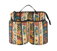 Valigia Portabicchiere Multifunzionale Stile Boemia Retro Stripe Travel Holder Free Hand Accessori da viaggio Regalo Viaggio Donne Uomini