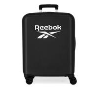 Reebok Roxbury Cabin Valigia Nero 40x55x20 cm Rigido ABS Integrato Lucchetto TSA 38.4L 2 kg 4 Doppie Ruote Bagaglio A Mano