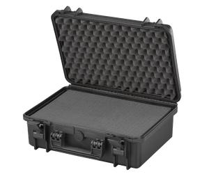 Valigia resistente per ricetrasmittenti MAX430S Valigia resistente certificata IP67, con 2 blocchi interni in spugna pre tagliata sulla parte