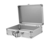Valigia Rigida Valigetta in Alluminio Borsa Portautensili Organizer in Metallo Per Uomo