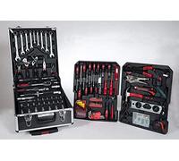 VALIGIA TROLLEY CASSETTA ATTREZZI DELLA SCHUSTER PORTAUTENSILI SET LAVORO 186 PZ COMPLETA KIT UTENSILI