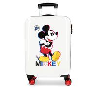 Valigia Trolley Disney 2921723 Uomo Bianco/Rosso