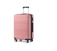 Valigia Trolley media KONO 4 ruote 61L valigia rigida in ABS leggera e robusta valigia TSA Lock Twin wheels Rosegold
