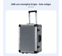 Valigia Trolley Portautensili Maniglia Telescopica Baule da Lavoro con Ruote