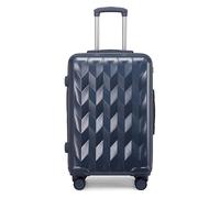 Valigia Valigie con ruote Bagagli di grande capacità Fodera for bagagli Durevole Bordo rigido Bagaglio a mano Valigie portatili con serratura a combinazione Attrezzatura da viaggio(Blue,20 in)