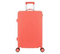 Valigia Valigie con ruote Cerniera for bagagli di grande capacità Bagaglio a mano Valigia da viaggio for studenti Antistress con password Durevole(Orange,22 inches)