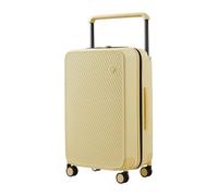Valigia Valigie di grande capacità Bagagli da viaggio Bagagli retrattili con maniglia larga for valigie da viaggio d'affari for uomini e donne Attrezzatura da viaggio ( Color : Yellow , Size : 24inch