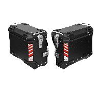 Valigie alluminio BMW F900 GS - LOBOO PIKE TRACKER - VALIGIE 35L+30L BLACK