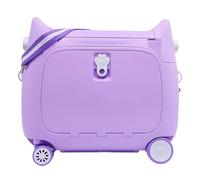 Valigie da cabina con ruote, valigie rigide da portare a mano, trolley, le ultime novità for bambini da 1 a 7 anni, bauli da viaggio unisex for bambini, bambine e ragazzi.(Purple)