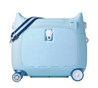 Valigie da cabina con ruote, valigie rigide da portare a mano, trolley, le ultime novità for bambini da 1 a 7 anni, bauli da viaggio unisex for bambini, bambine e ragazzi.(Blue)