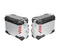 Valigie in alluminio LOBOO PIKE TRACKER - Silver/Nero / 35L - 35L