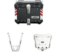 Valigie laterali BENELLI TRK 702X - LOBOO PIKE TRACKER - TOP CASE BLACK 45L+PIASTRA