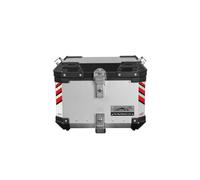 Valigie laterali HONDA XL750 Transalp - LOBOO PIKE TRACKER - PIASTRA + TOP CASE BLACK/SILVER 45L