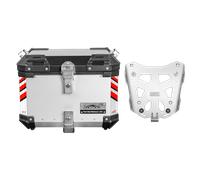 Valigie laterali KTM 1290 SUPER ADVENTURE - PIASTRA + TOP CASE BLACK/SILVER 45L