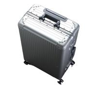 Valigie Valigia trolley interamente in alluminio in lega di magnesio Valigia con ruota universale Telaio in alluminio Valigia portatile Casella password Valigia Multifunzionale (Color : D, Size : 20