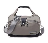 VALINK Borsa a tracolla da donna, alla moda, portatile, di grande capacità, impermeabile e antifurto, borsa a tracolla da donna, color champagne chiaro