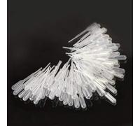 Valink - Set di 100 pipette graduate contagocce in polietilene per esperimenti medici, in plastica usa e getta, contagocce