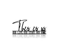 VALINSKY This is Us Our Life Our Story Our Home Metal Word Sign Decor This Is Us Decorazione da parete per soggiorno camera da letto decorazione domestica