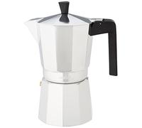 Valira 3109-Caffettiera in Alluminio, 9 Tazze Vitro