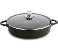 Valira Cazuelas - Casseruola Bassa Premium 20 cm Prodotta in Spagna, Fusione di Alluminio con Antiaderente Rinforzato, Adatta per l'induzione, Include Coperchio e Maniglie