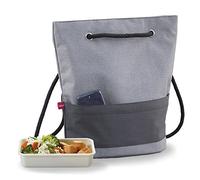 Valira Luch Bag - Borsa per Alimenti Urban, Colore Grigio-Nero