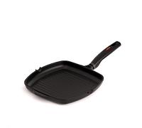 Valira Origene - Griglia Premium di 26x26 cm Prodotta in Spagna, Fusione di Alluminio con Antiaderente Rinforzato, Adatta per l'induzione