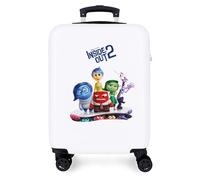 Disney Valise cabine Inside out 2 Couleurs différentes ABS rigide Fermeture à Combinaison latérale 4 roues Doubles Bagage à Main. Joumma Sacs., bianco, Taglia unica, Valigia