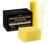 VALITIC - Sapone illuminante al limone e acido kojico con curcuma - Vitamina C, retinolo - Complesso giapponese originale con