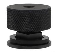 Valixirant 10. 4mm Lega Alluminio Cappuccio Resistente Fissaggio Vite Connettore di Ricambio Argento/Nero/Rosso/Oro Pipeliner Finitura Saldatura Caschi - Ossidato (1-Pack) (nero)