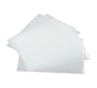 Valixirant 10 buste per raccoglitore formato A5, 1P 2P 4P PP interno carte di ricarica, porta carte fotografiche e oggetti da collezione (A5-1)