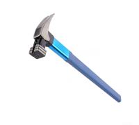 Valixirant 10 martelli fai da te isolati dritti con manico in fibra ammortizzante per artigli magnetici per carpenteria professionale (C)