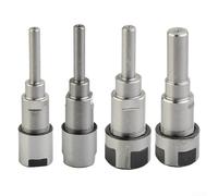 Valixirant / 12 mm Extender mezzo codolo pinza 8 mm Cnc carbonio - Estensione pinza utensile Router Bit un router in acciaio routing conversione lavorazione del legno quarto /(codolo da 12 mm a 12 mm)